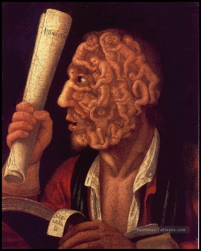  adam tableaux - portrait d’Adam 1578 Giuseppe Arcimboldo